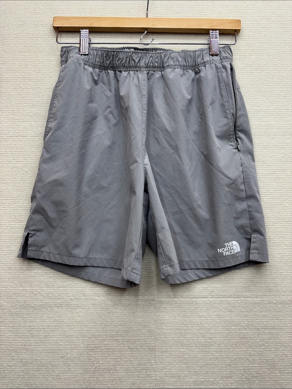 The North Face Light Gray Athletic Shorts small